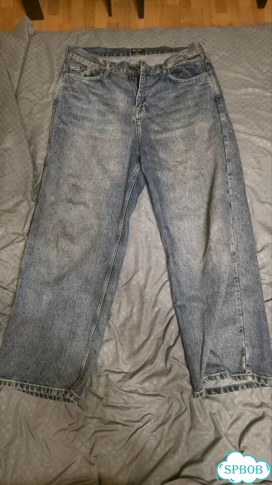Джинсы blcv Seda Baggy Smoke Blue фото 4
