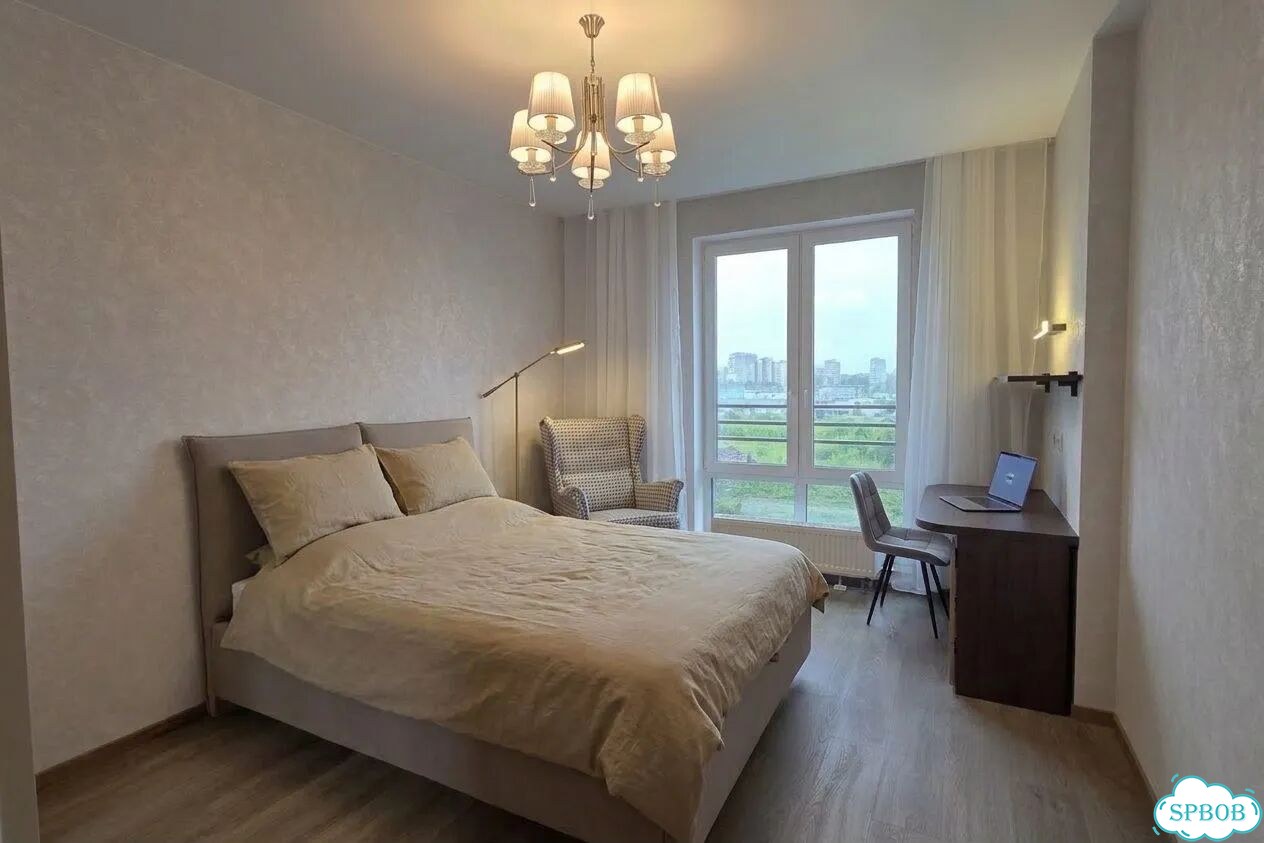 1-к. квартира, 43 м², 5/19 эт. фото 9