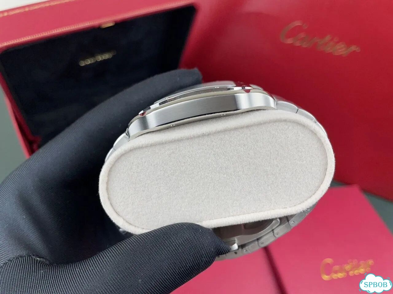 Часы мужские Cartier Santos Miyota фото 4