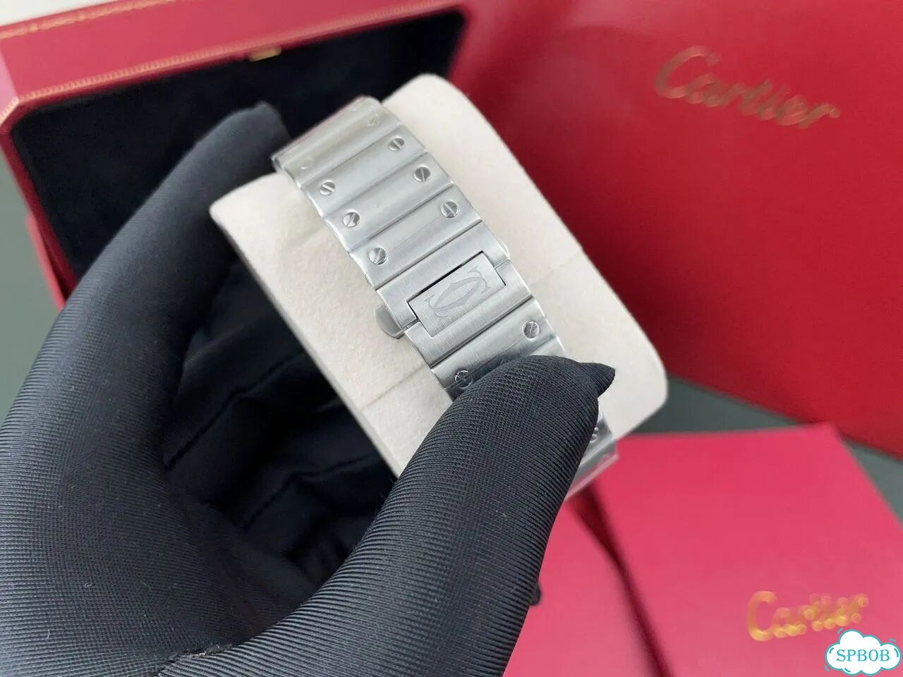 Часы мужские Cartier Santos Miyota фото 5