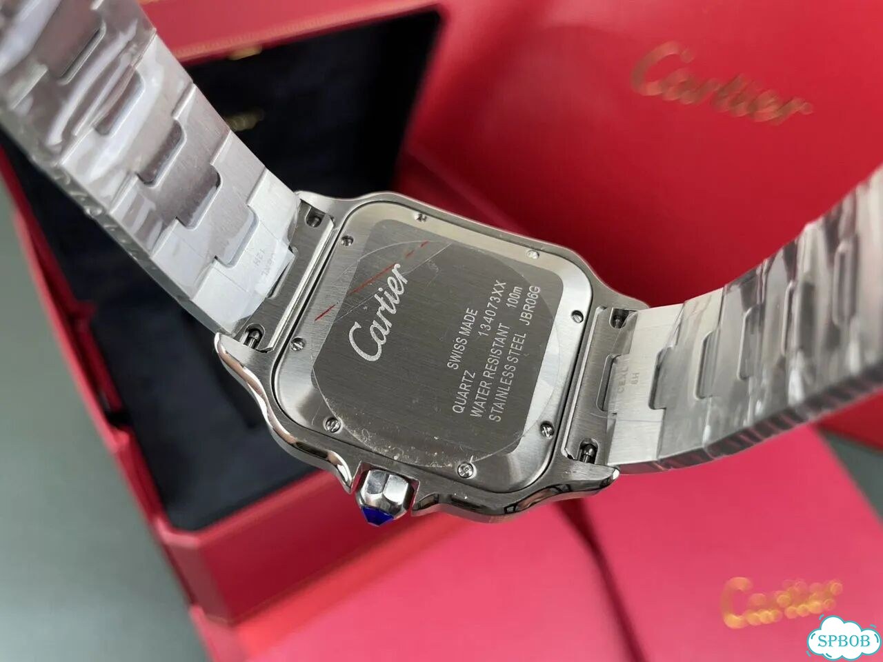 Часы мужские Cartier Santos Miyota фото 8