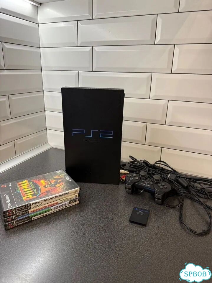 Ps2 fat + игры фото 1