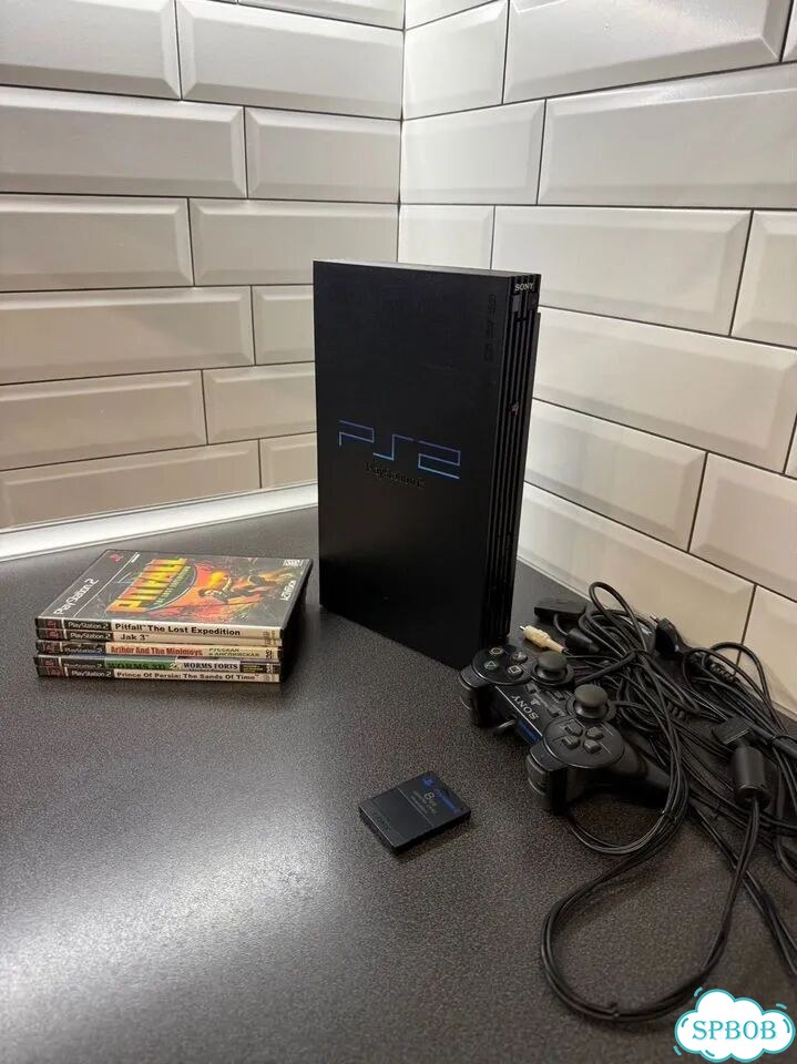 Ps2 fat + игры фото 2