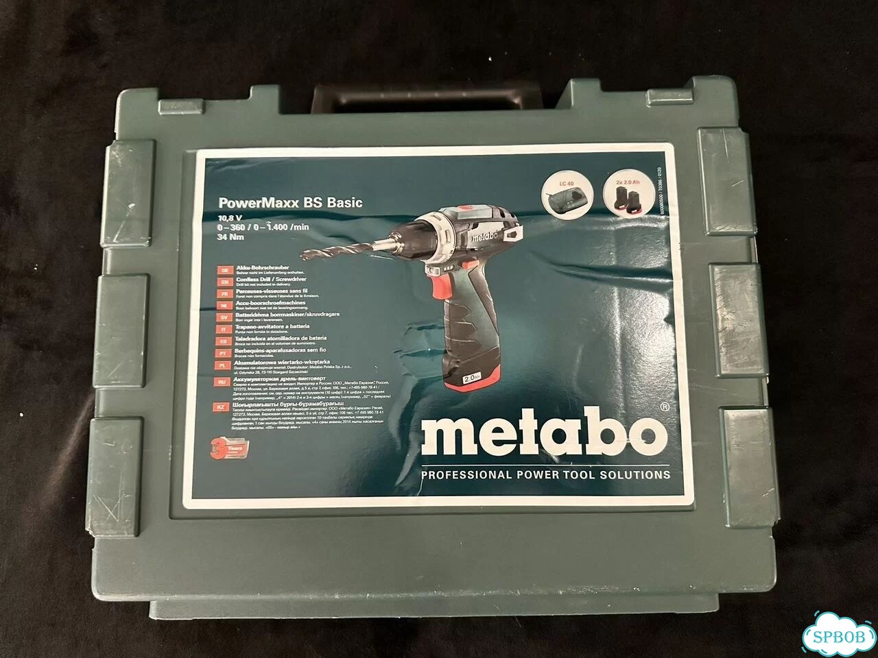 Шуруповерт Metabo PowerMaxx BS 12v, оригинал фото 8