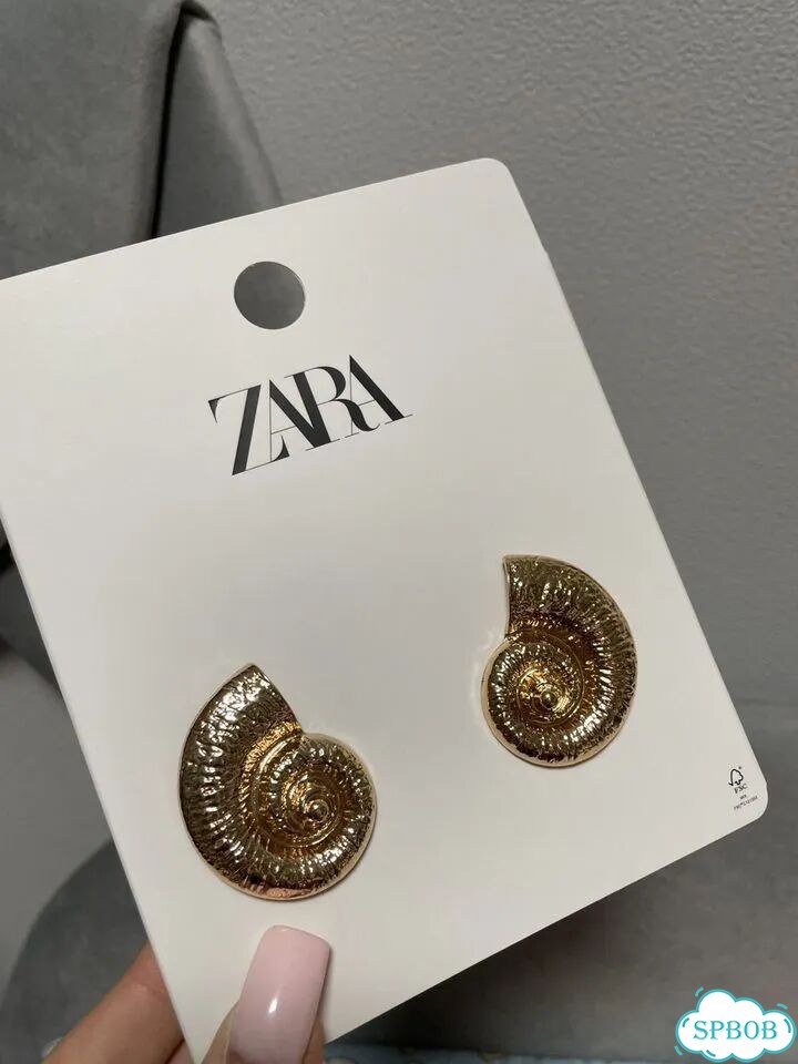 Новые серьги zara ракушки фото 1