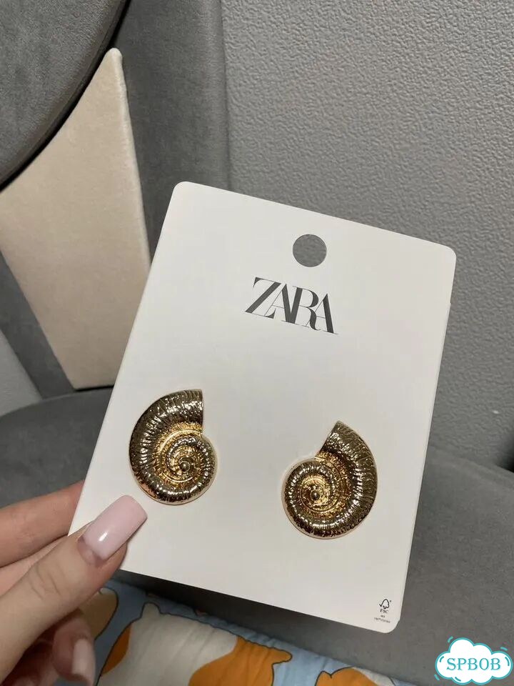Новые серьги zara ракушки фото 2
