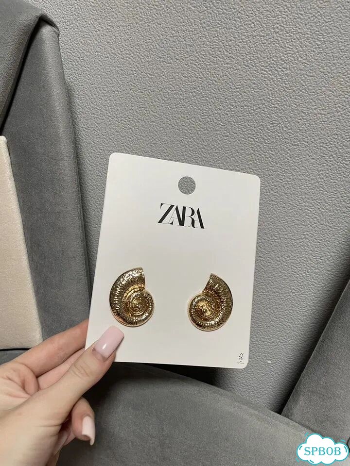 Новые серьги zara ракушки фото 3
