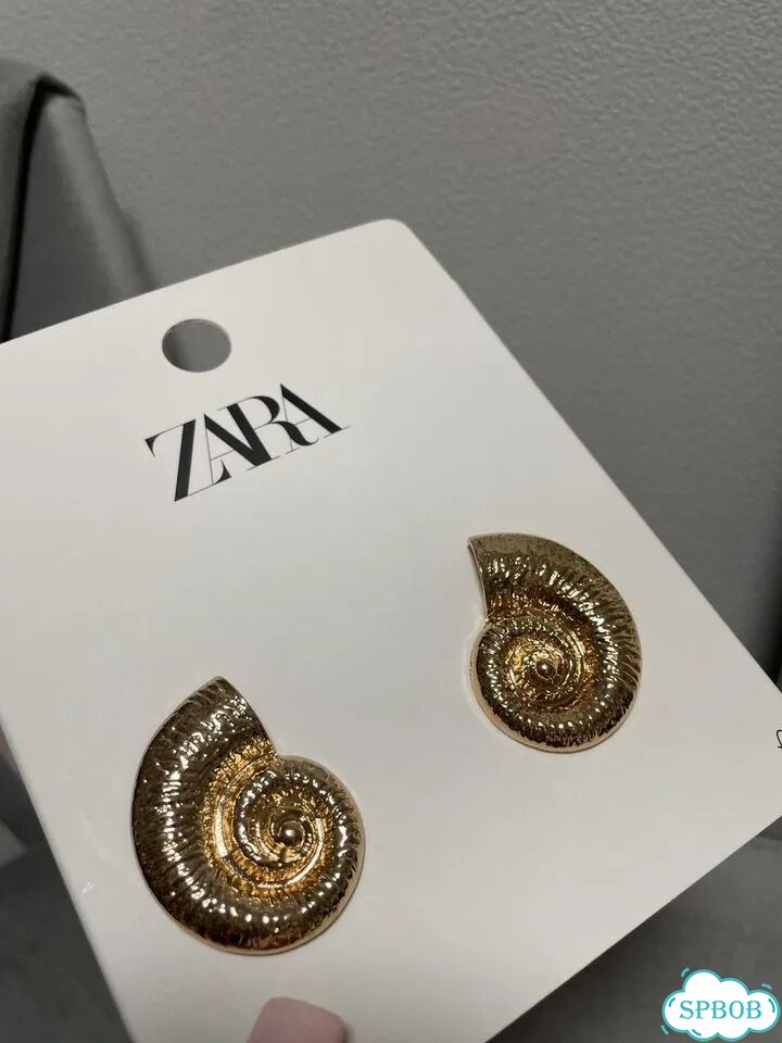 Новые серьги zara ракушки фото 5