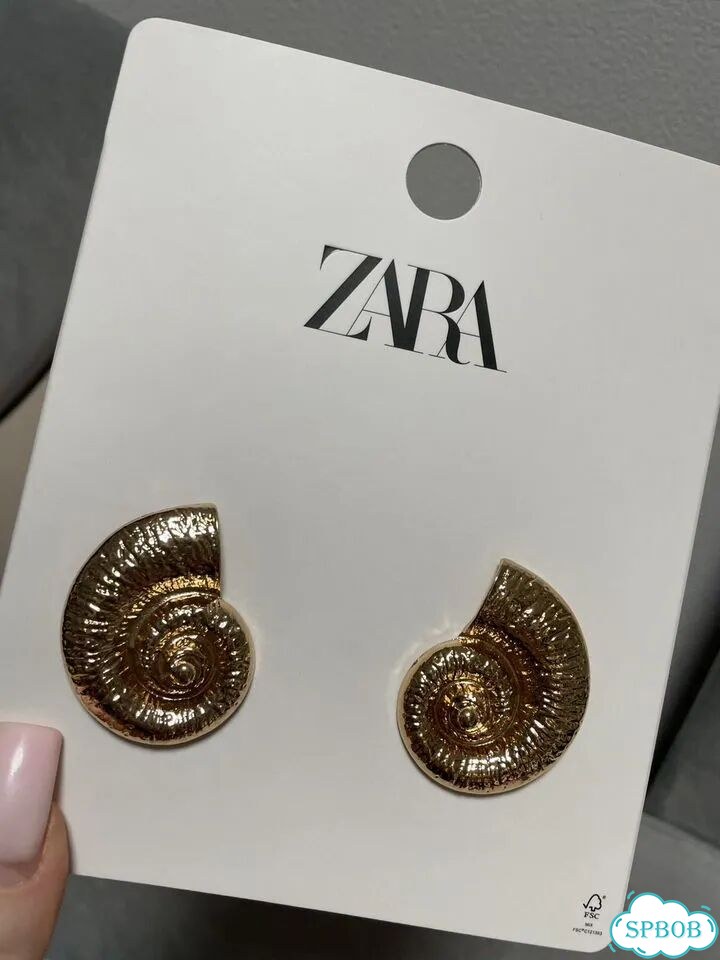 Новые серьги zara ракушки фото 6