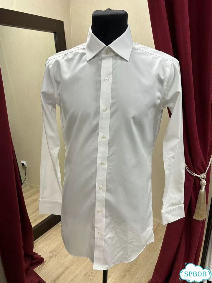 Белая рубашка Proper Cloth 46 Non-Iron фото 1