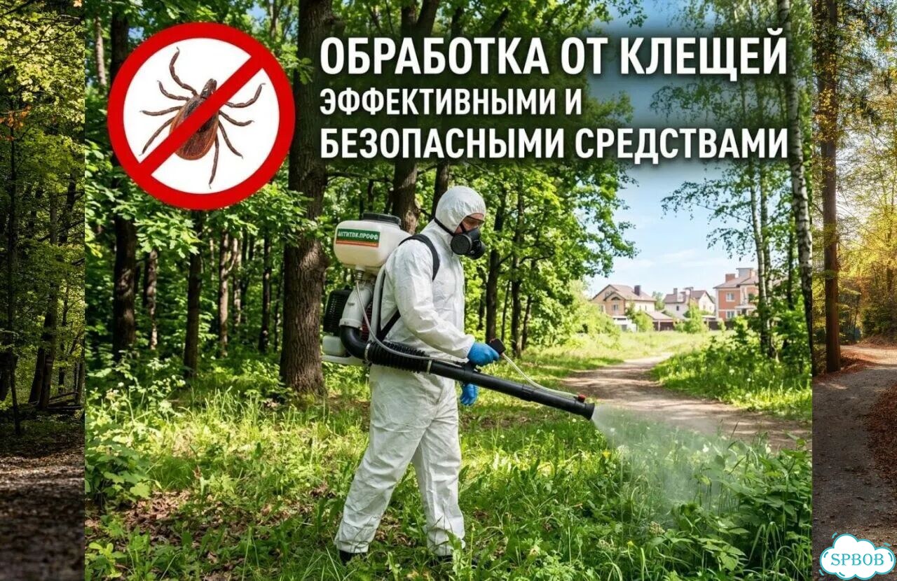 Обработка участка от клещей и комаров фото 3