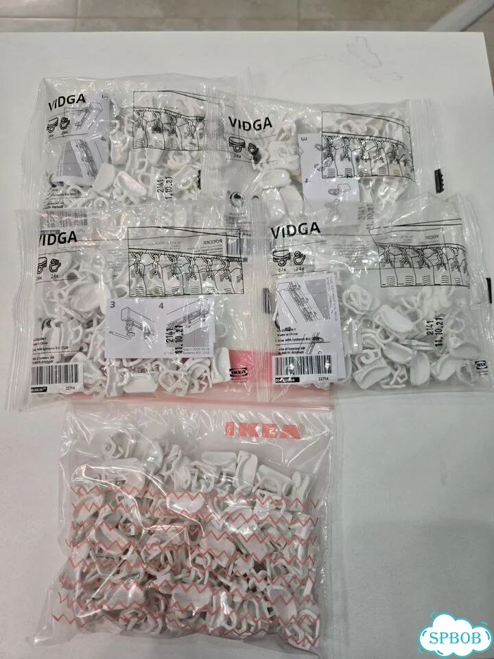 Крючки для штор IKEA vidga фото 2
