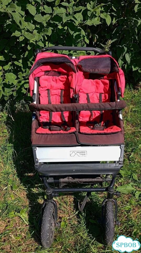 Коляска для двойни погодок mountain buggy duet фото 1