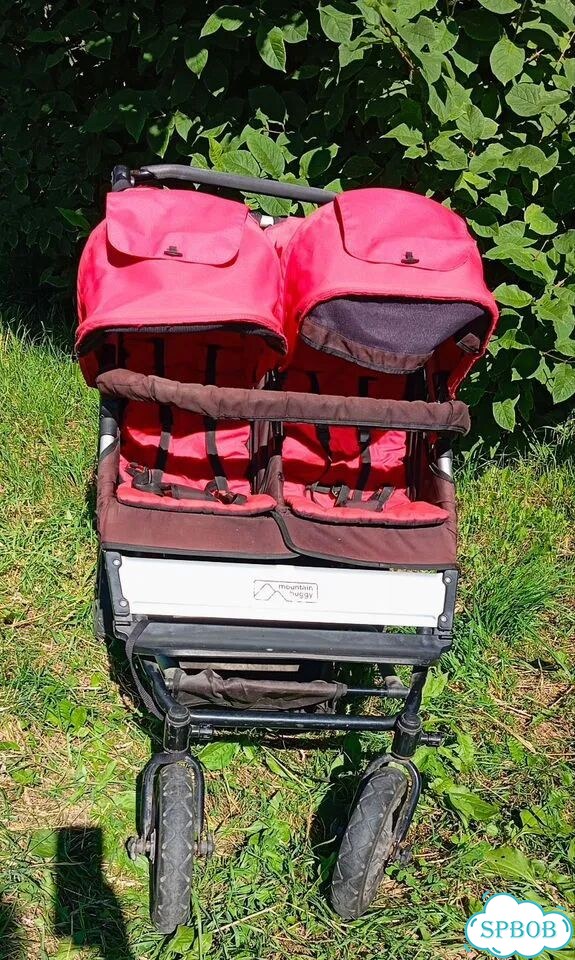 Коляска для двойни погодок mountain buggy duet фото 6