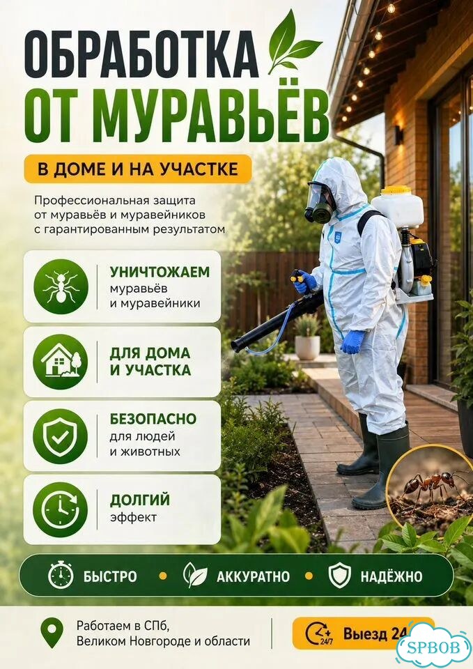 Обработка от муравьёв в доме и на участке фото 1