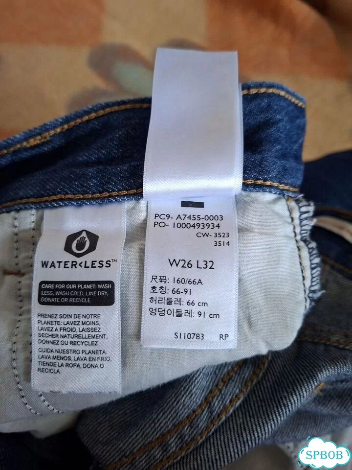 Джинсы levis широкиеW 26 L 32 фото 10