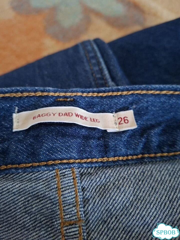 Джинсы levis широкиеW 26 L 32 фото 7