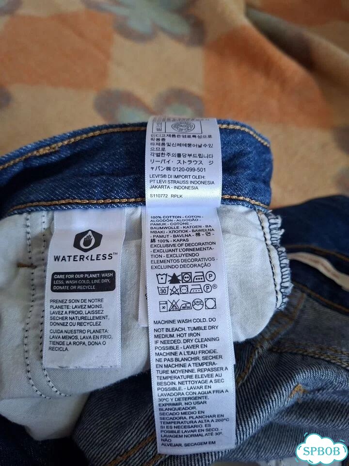 Джинсы levis широкиеW 26 L 32 фото 9