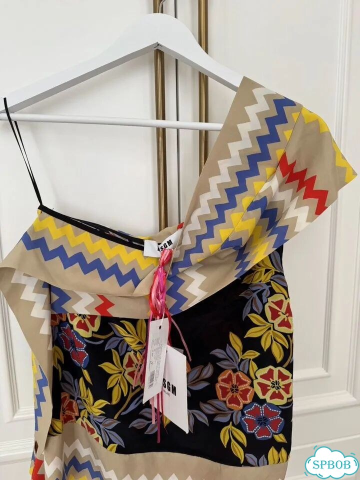 Msgm топ блузка на одно плечо оригинал фото 2