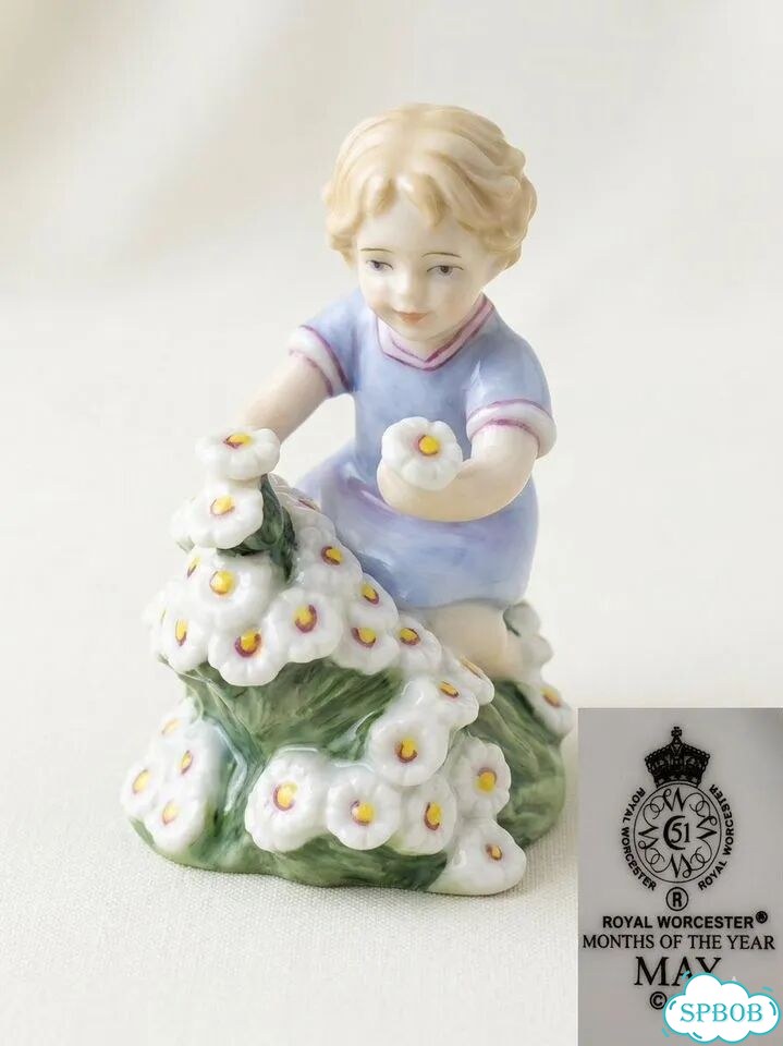 Статуэтка фарфоровая Royal Worcester «May» Май фото 1