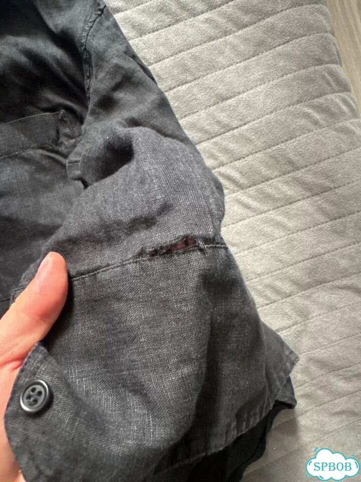Льняная рубашка zara черная фото 4