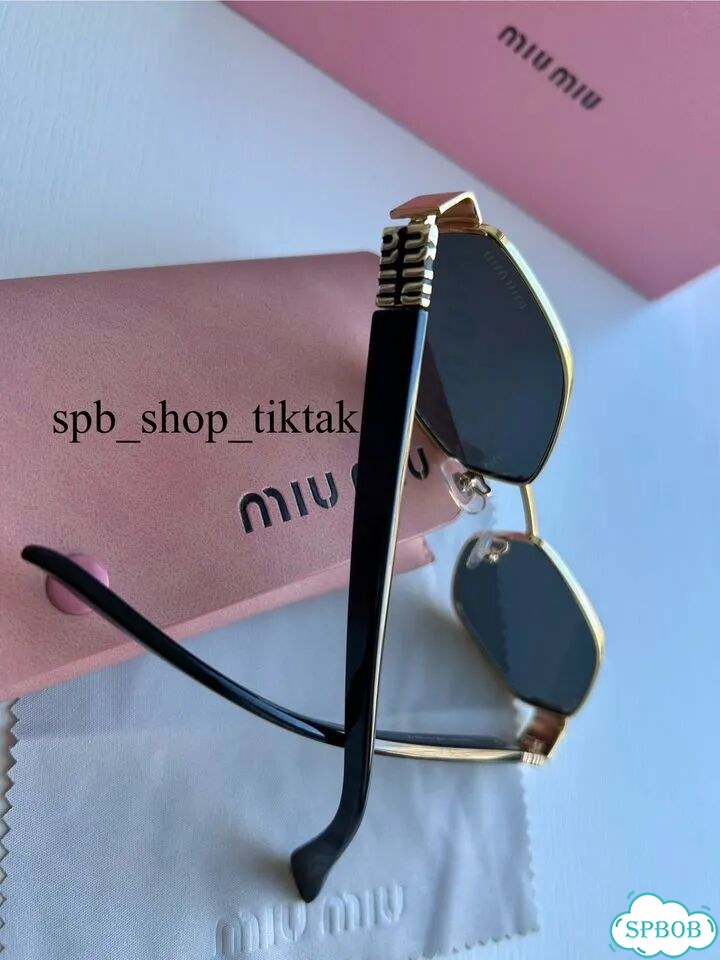Солнцезащитные очки miu miu ромб фото 6