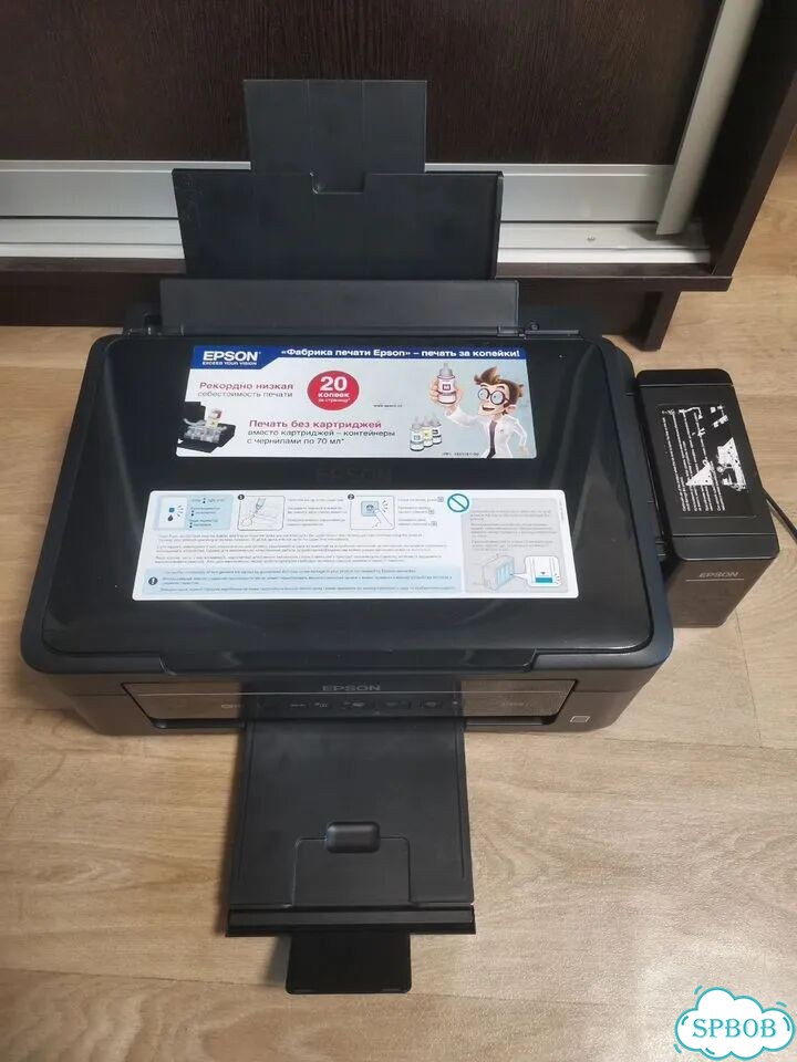 Мфу принтер Epson l355 с снпч. На запчасти фото 1