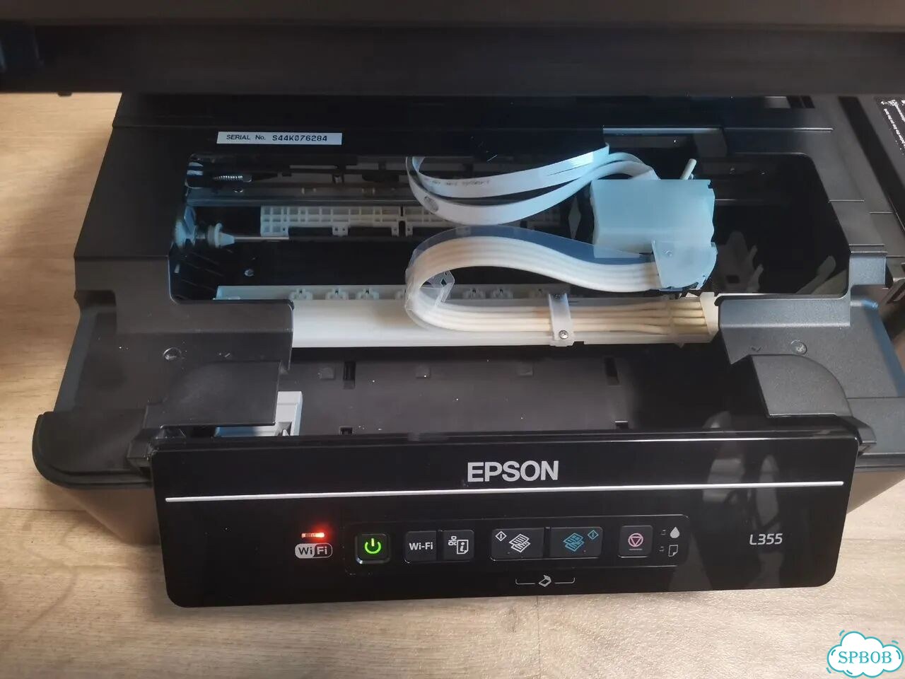 Мфу принтер Epson l355 с снпч. На запчасти фото 2