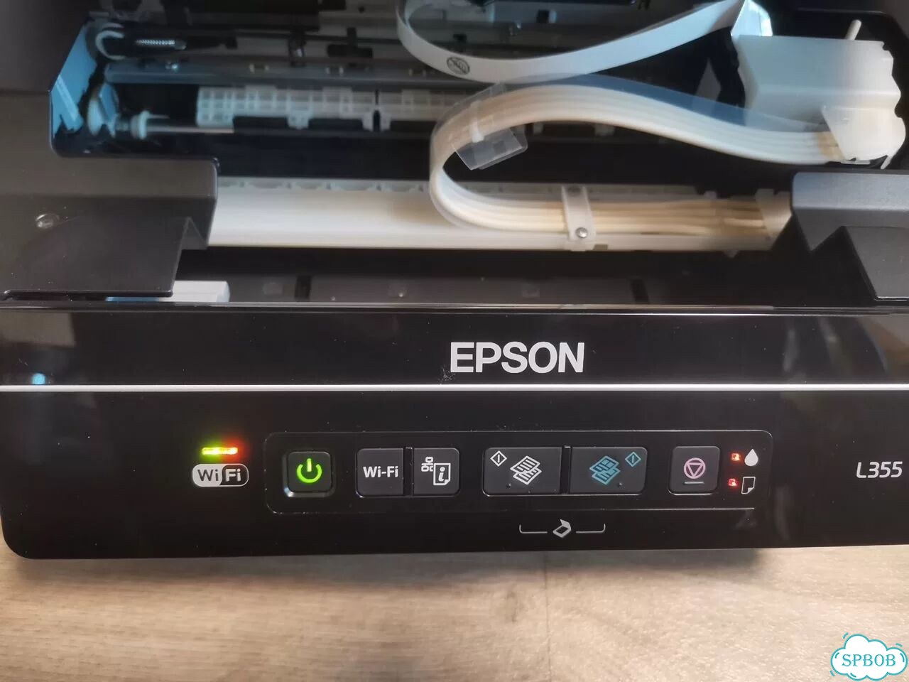 Мфу принтер Epson l355 с снпч. На запчасти фото 3
