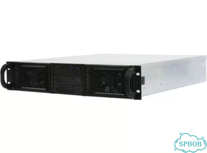 Procase RE204-D0H8-A-45 2U 0x5.25+8HDD,черный,без блока питания(2U,2U-redundant),глубина 450мм,ATX 1 фото 1