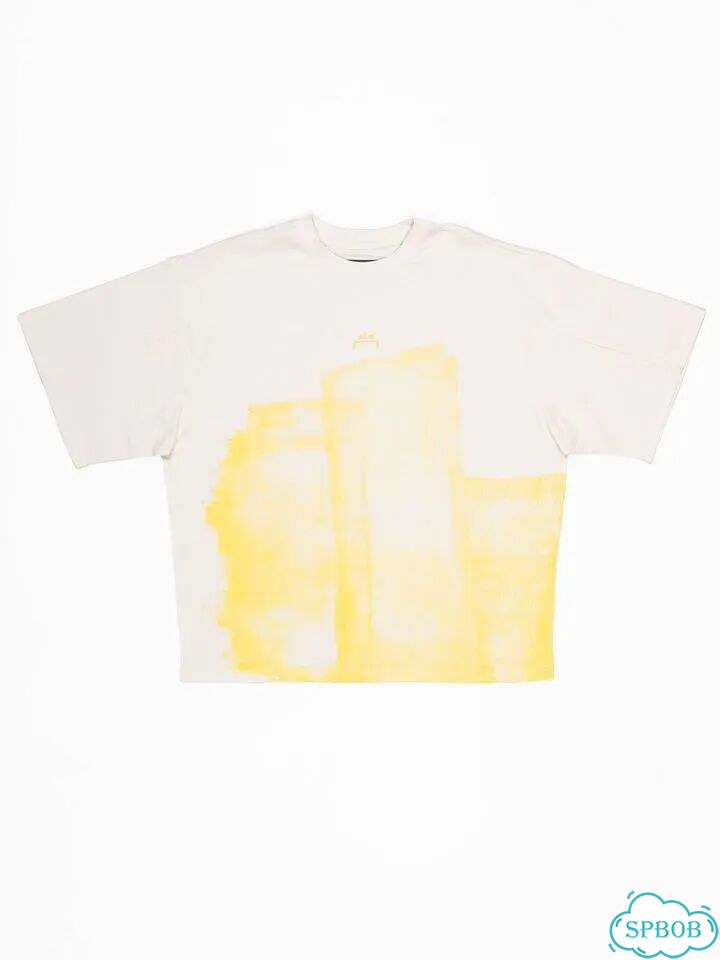 Футболка A-Cold-Wall White Smear Yellow фото 1
