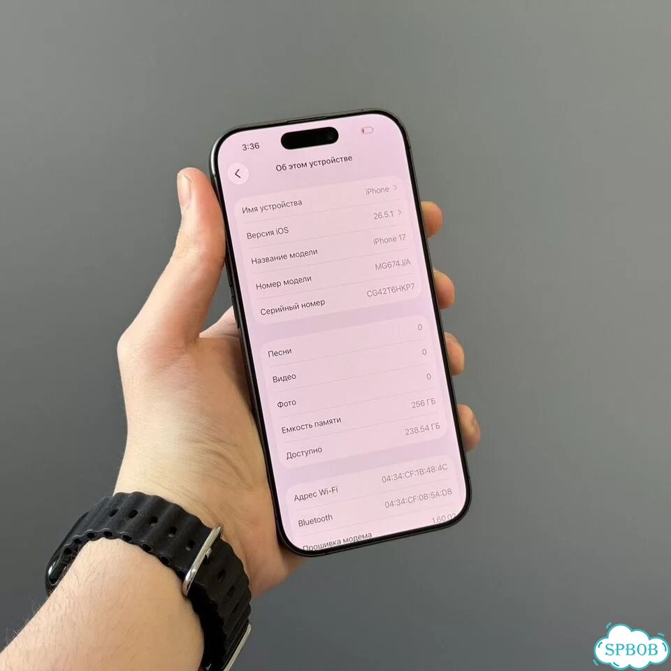 iPhone 17, 256 ГБ, eSIM фото 3