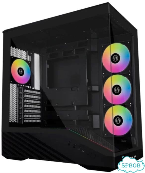 Lian-Li V100RX черный без бп E-ATX 7x120mm 3x140mm 2xUSB3.0 audio bott PSU (G99.V100RX.R1) фото 1