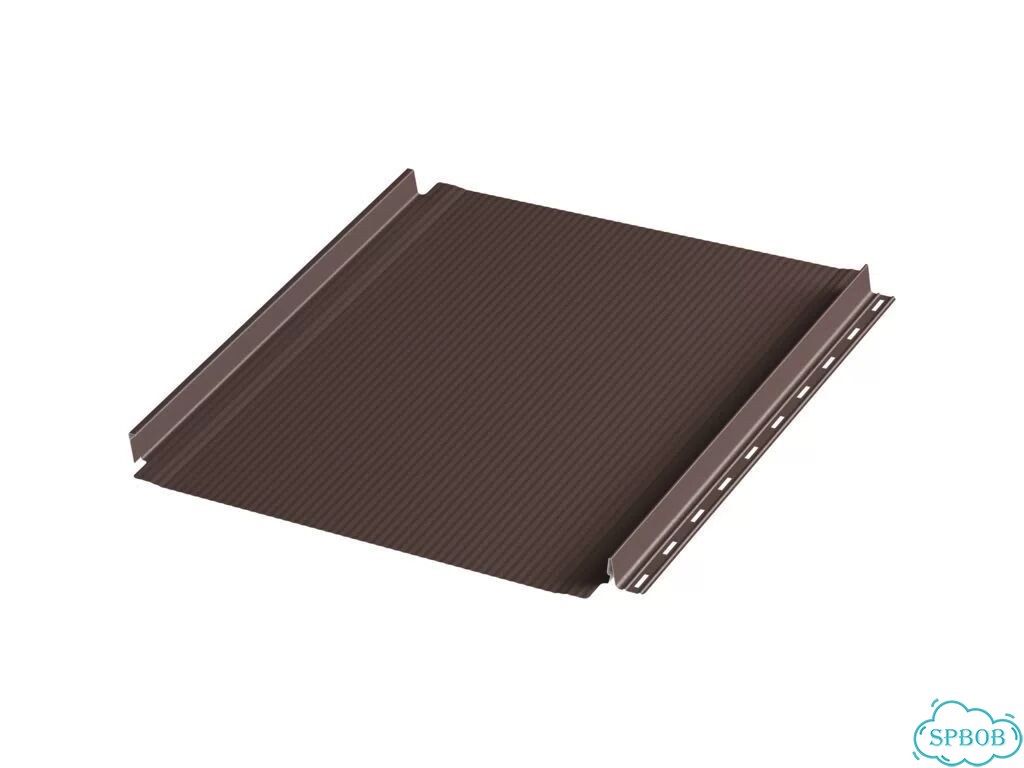 Фальцевая панель c подгибом Aquasystem aquaclick Бриз Zn180 Rooftop Бархат, RAL 8017 фото 1