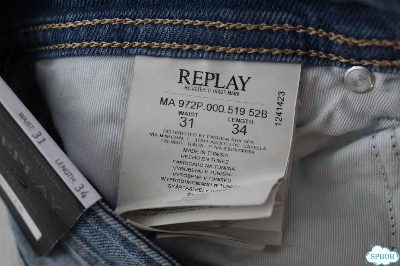 Новые Replay 32х34 и 31x34 Оригинал фото 8