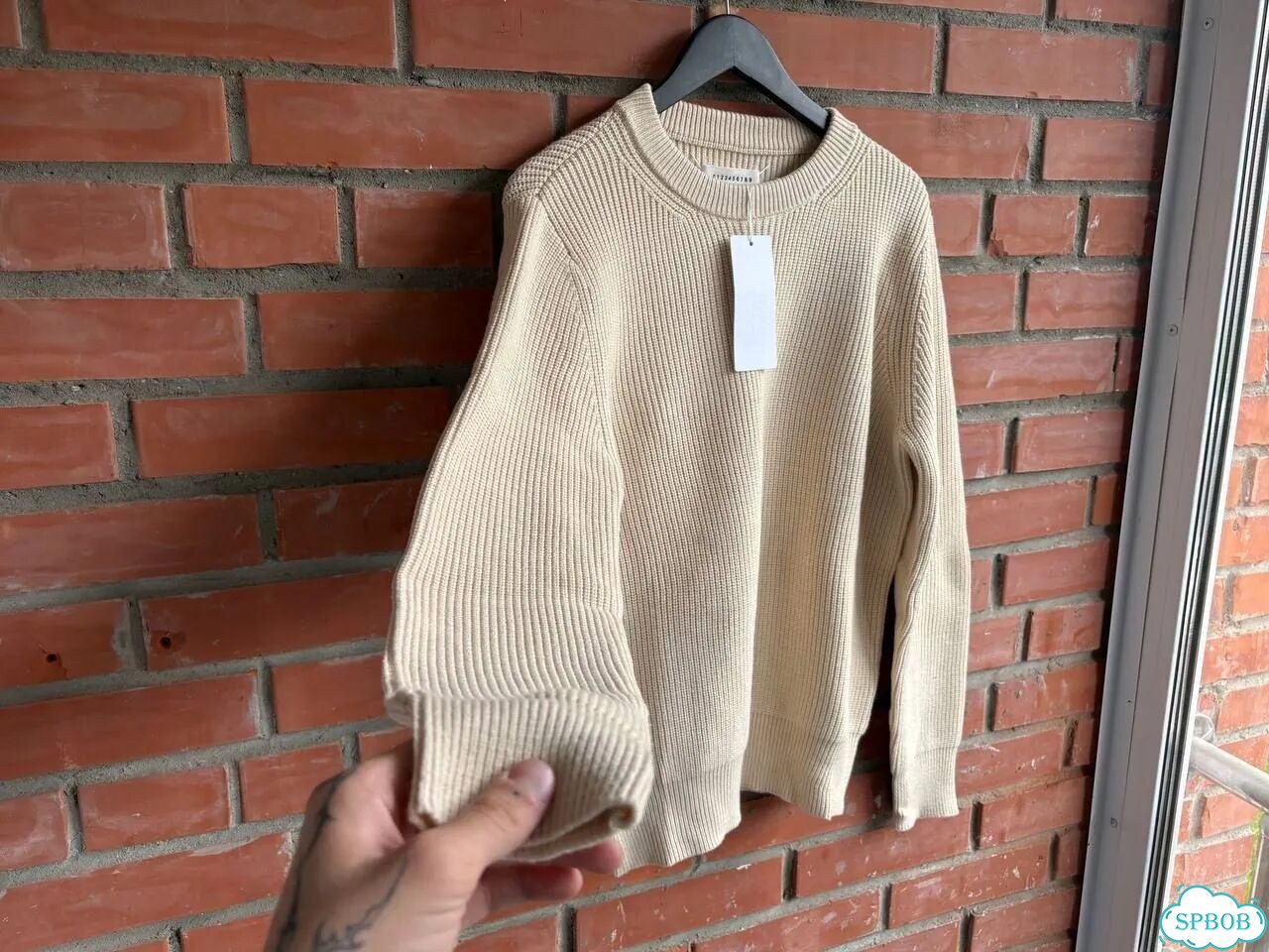 Свитер Maison Margiela бежевый фото 3