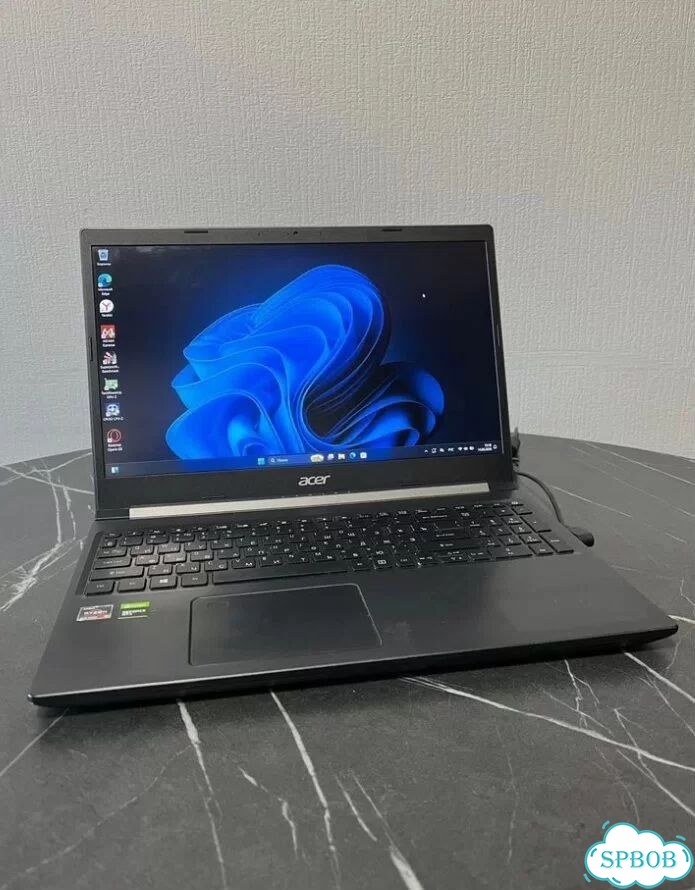 Игровой ноутбук acer Ryzen 5 5500 + GTX 1650 4gb фото 1