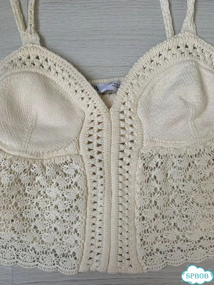 Вязаный топ Zara S фото 2