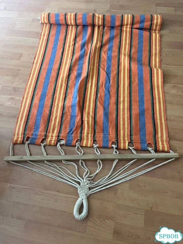 Гамак из хлопка новый 170 * 80 фото 2