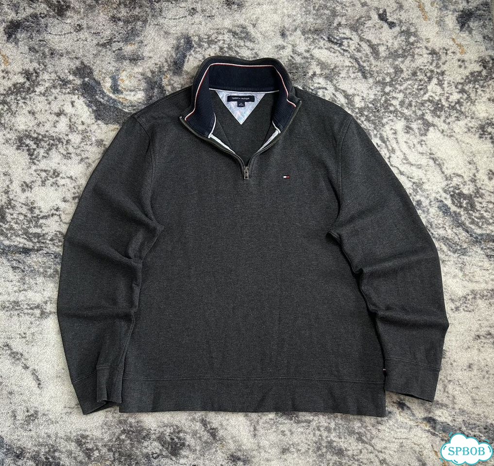 Кофта 1/4 zip tommy hilfiger фото 1