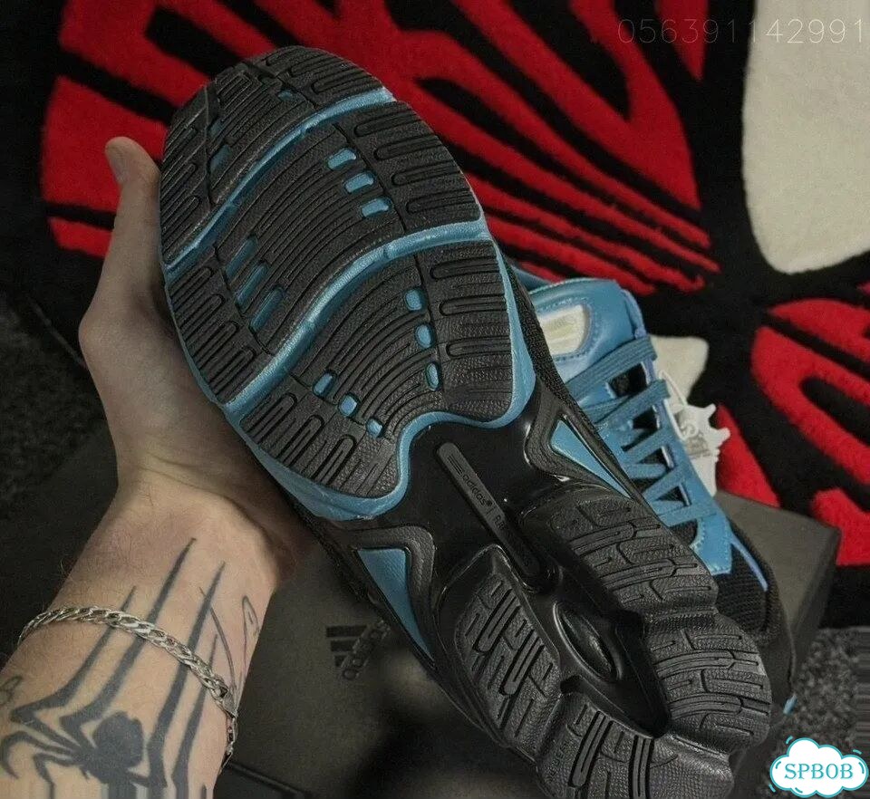 Кроссовки adidas raf simons ozweego replicant blue фото 3