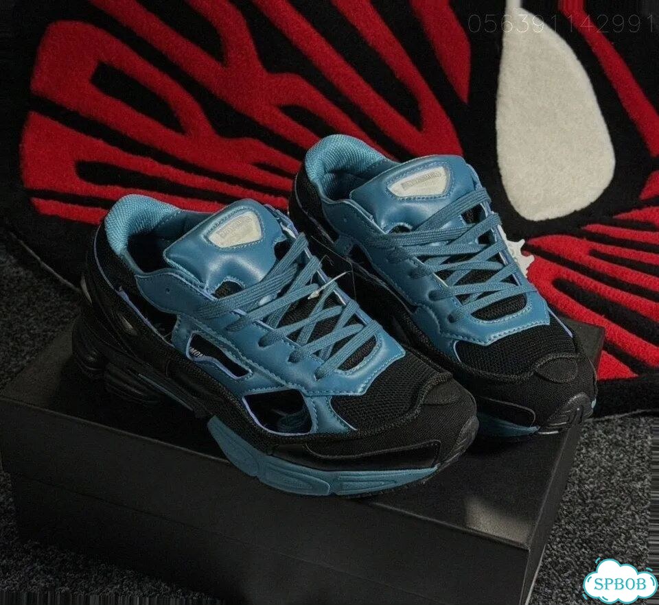 Кроссовки adidas raf simons ozweego replicant blue фото 5