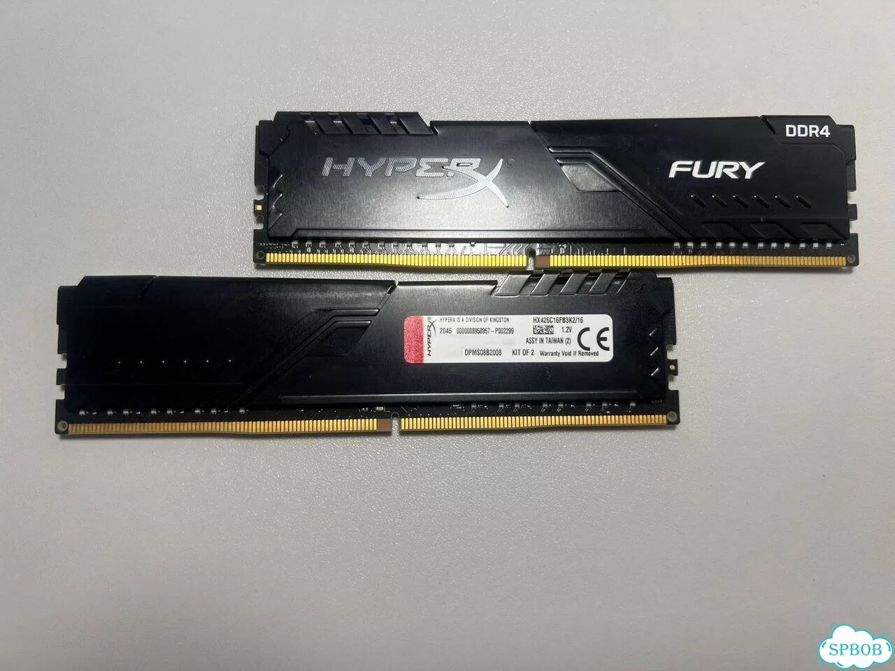 Оперативная память hyperx fury ddr4 16gb 2666 фото 1