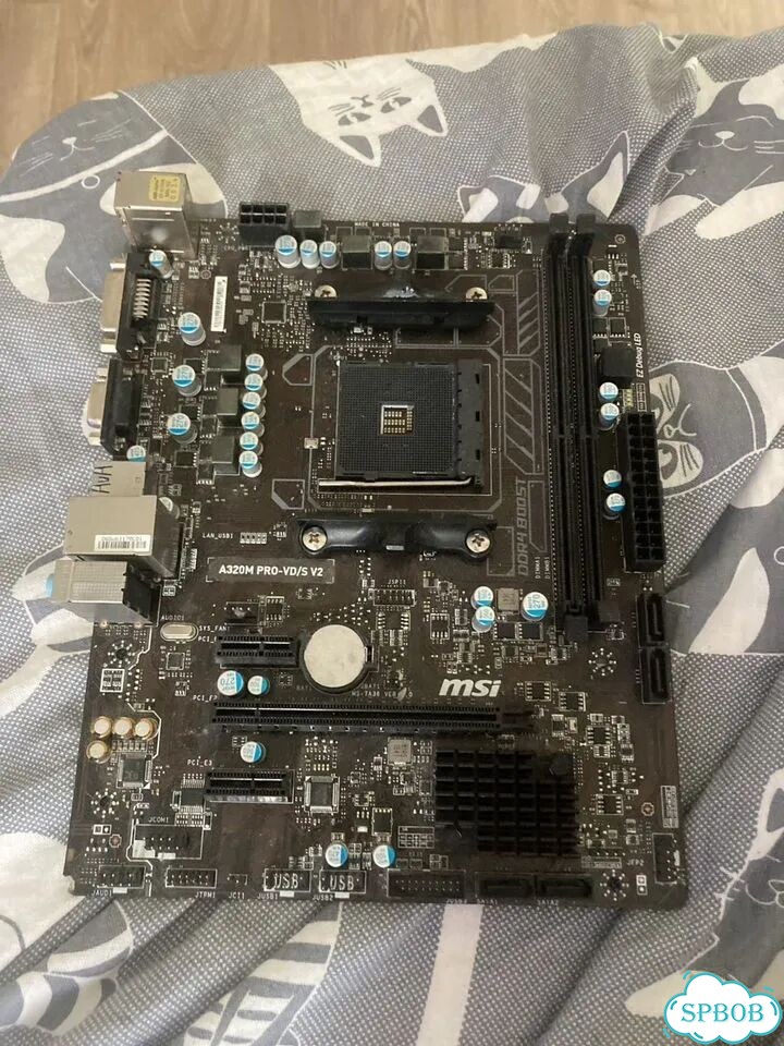 Мтеринская плата msi am-4 фото 1
