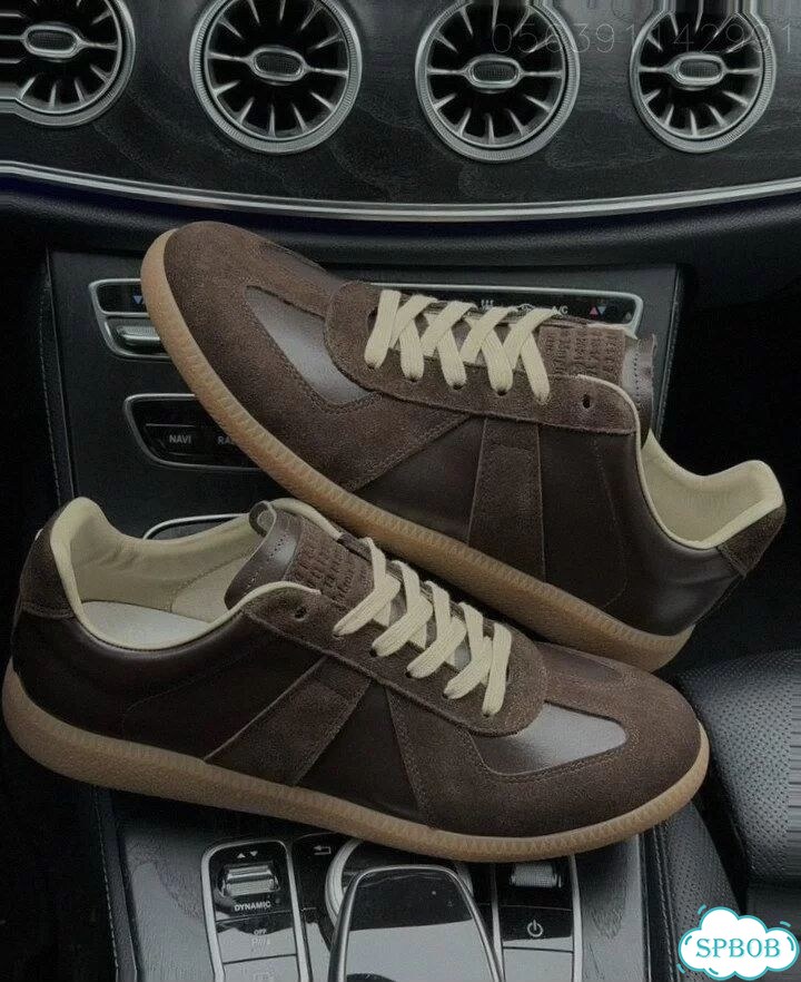 Кроссовки maison margiela replica brown фото 1