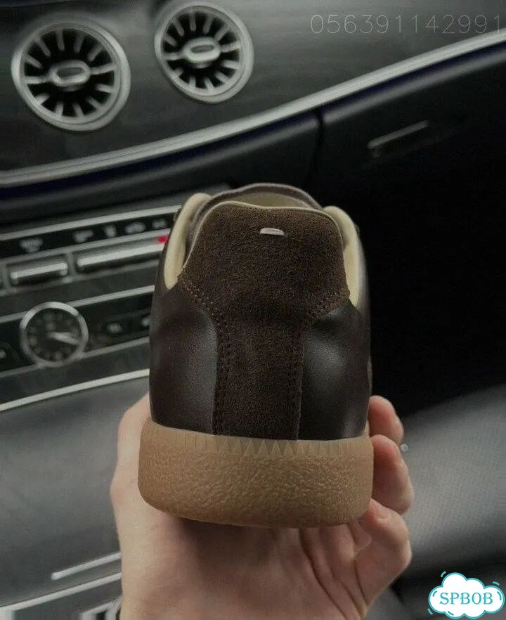 Кроссовки maison margiela replica brown фото 4