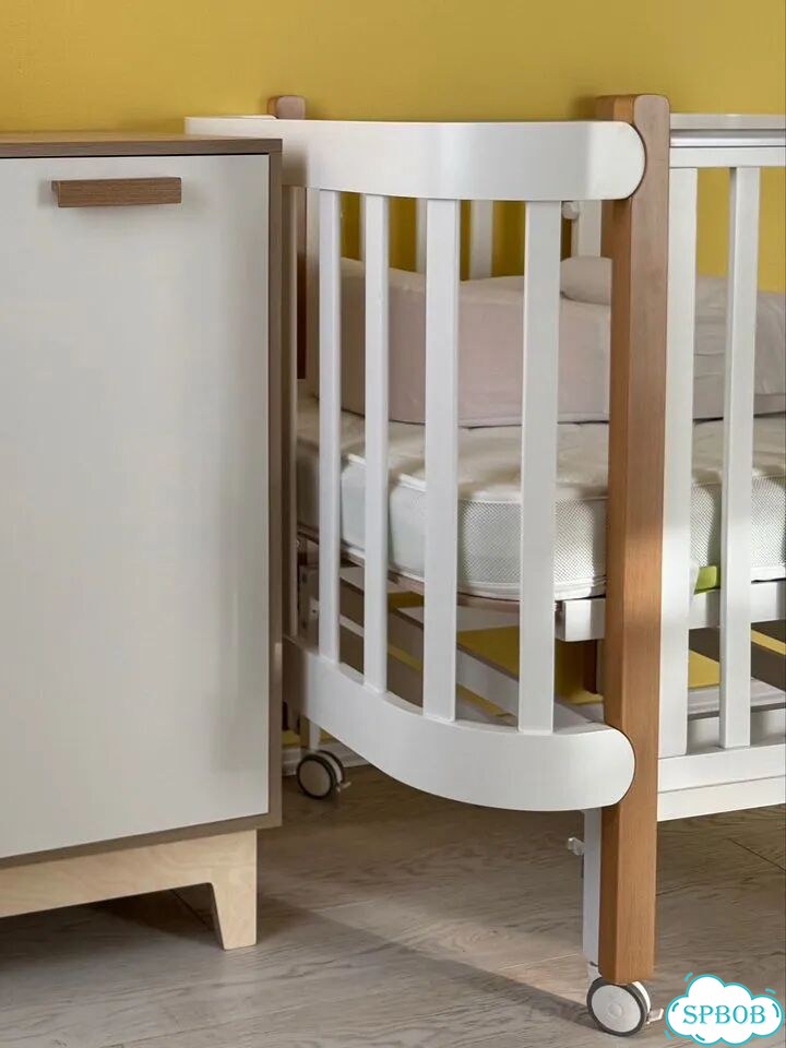 Кроватка happy baby mommy lux с маятником фото 4