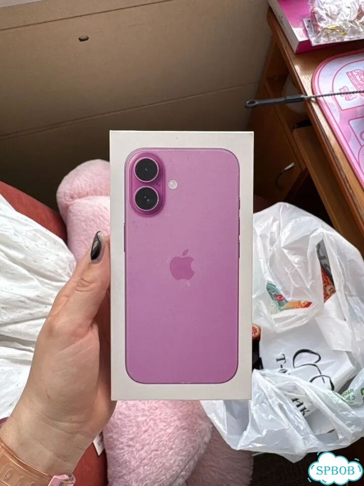 Коробка из под iphone16 pink фото 1