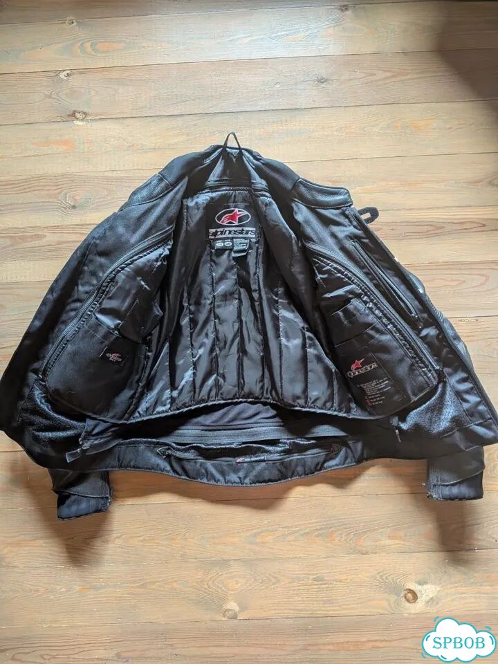 Мотокуртка Alpinestars MX-1 кожаная р.46 фото 2