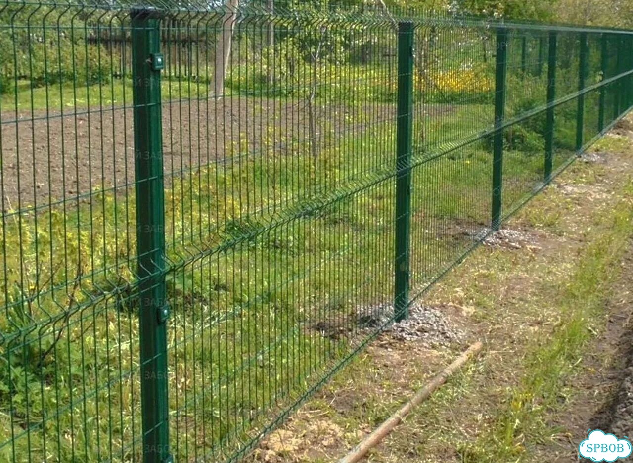 Забор из сетки 3Д гиттер с установкой и доставкой фото 1